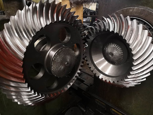 DP1.8 Gleason Spiral Bevel Gears Helical Bevel Gear Untuk Gear Box