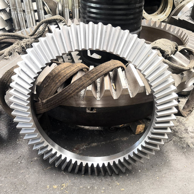 Disesuaikan 90 Derajat Coniflex Lurus Bevel Gears Untuk Pabrik Baja