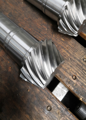 6.5 Modul Gleason Spiral Gear Shaft Transmisi Gears Dan Poros