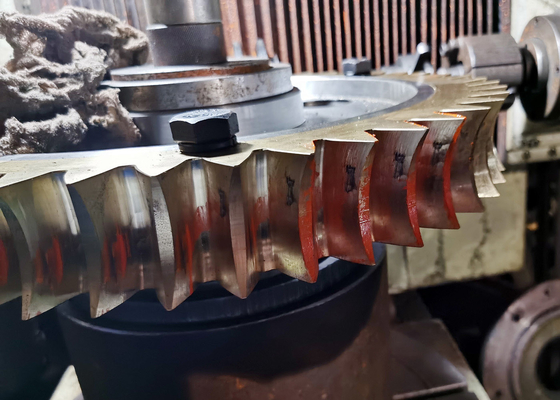 Aluminium Bronze ZCuAl10Fe3 Worm Gear Wheel 10 Modul Untuk Worm Gearbox