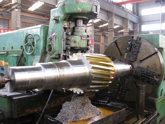 Suku Cadang Transmisi 14 Modul Poros Gigi Heliks Utama Tangan Kiri dengan 58-62 HRC