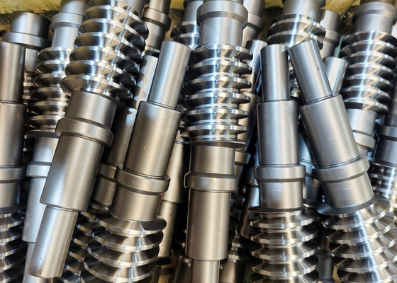 Disesuaikan AISI 4140 Steel Worm Shaft dan Worm Gear Set untuk aplikasi tugas berat