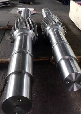Penggilingan Gigi Roda Gigi Heliks Poros Transmisi Baja 17CrNiMo6 Poros Keluaran Gearbox