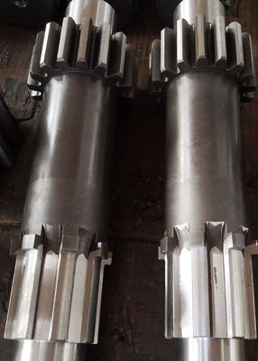 Pengurang Kecepatan Gearbox Memacu Poros Gigi Pinion Dengan Spline Sisi Lurus