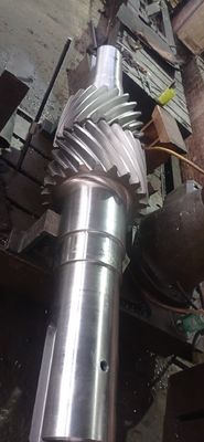DP1.732 22T Double Helical Gear Shaft Helix Angle 30° SAE 4340 Steel
