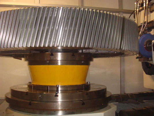 25 Lebar Single Helical Gear Cylindrical Gear Spur untuk Mesin Industri Tugas Berat