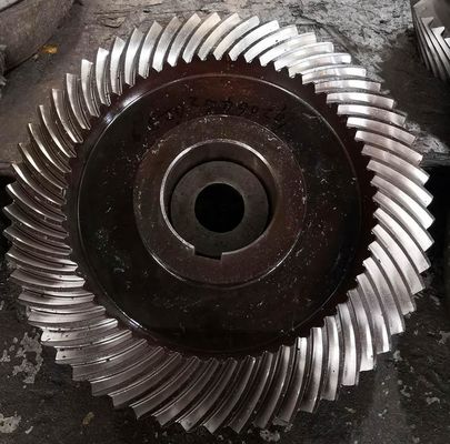 Spiral Bevel Gear dengan Gleason Gear Profile Type untuk Power Custom Made