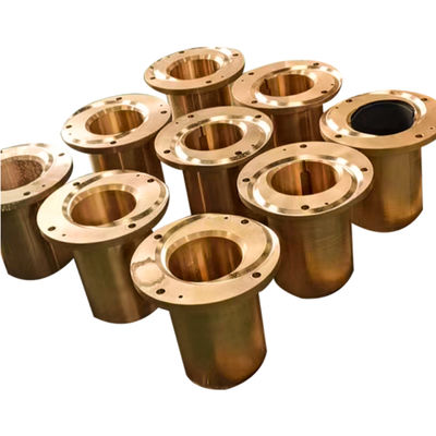 ZCuSn7Pb7Zn4 Peralatan Terak Tangki Minyak Spiral Perunggu Dengan Pelat Gesekan Casing Tembaga