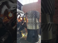 12 Modul Single Helical Transmission Gears 76 Gigi Untuk Gearbox