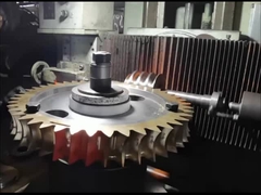 OEM ZCuAl10Fe3 Worm Shaft dan Worm Gear Set 15 Modul